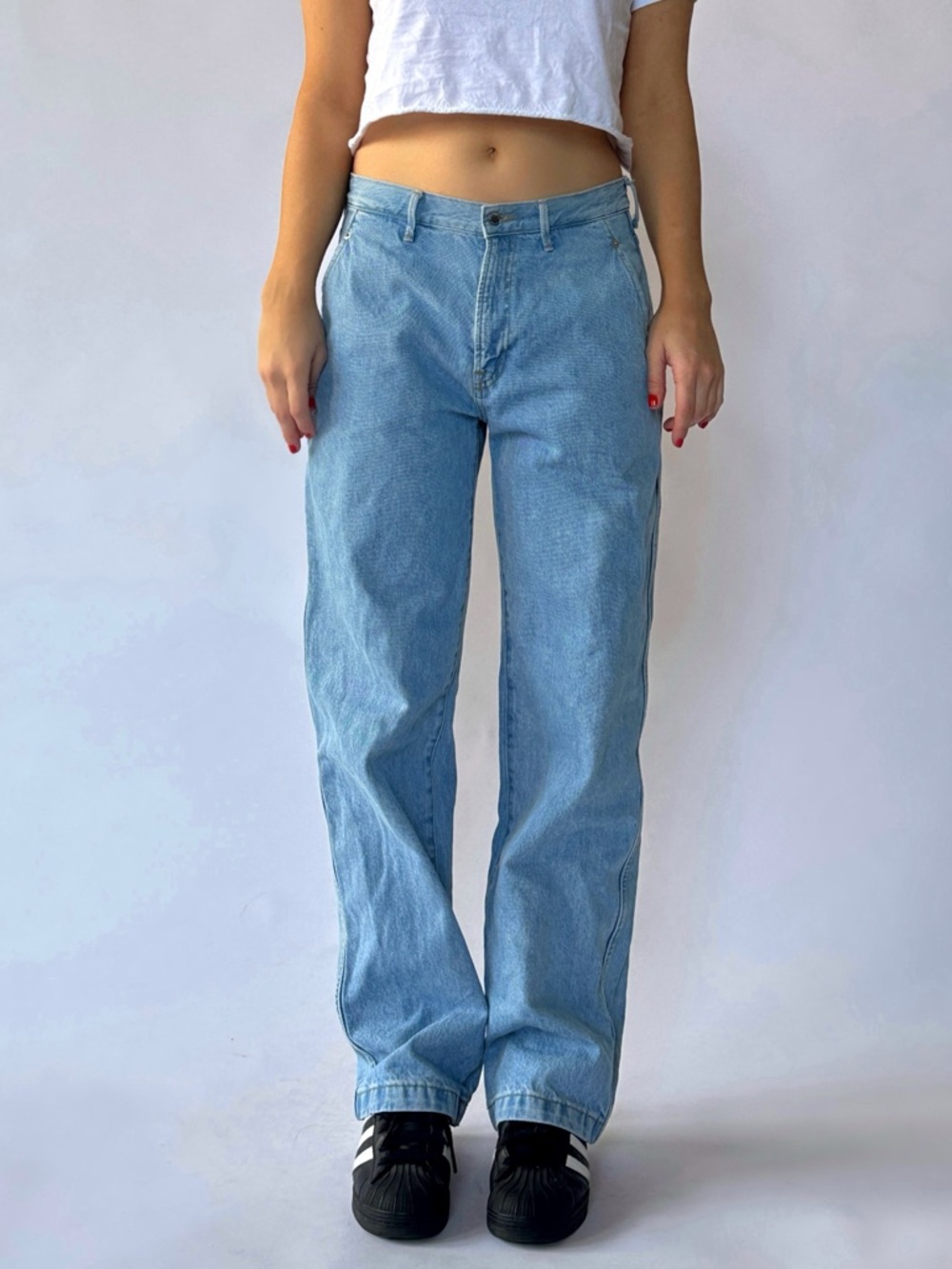 Everlane Utility Cinch Jeans Lightwash Size 28